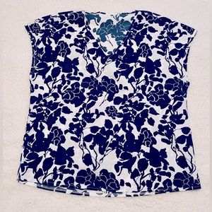 SHEIN Size L Floral Sheer Top